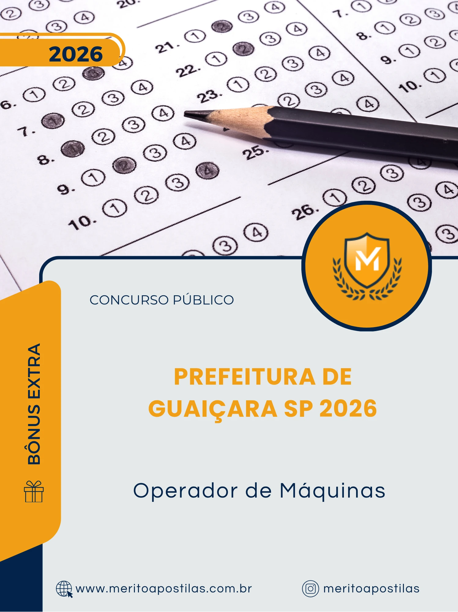 Apostila Operador de Máquinas Prefeitura de Guaiçara SP 2026