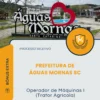 Apostila Operador de Máquinas I Trator Agrícola Prefeitura de Águas Mornas SC 2026