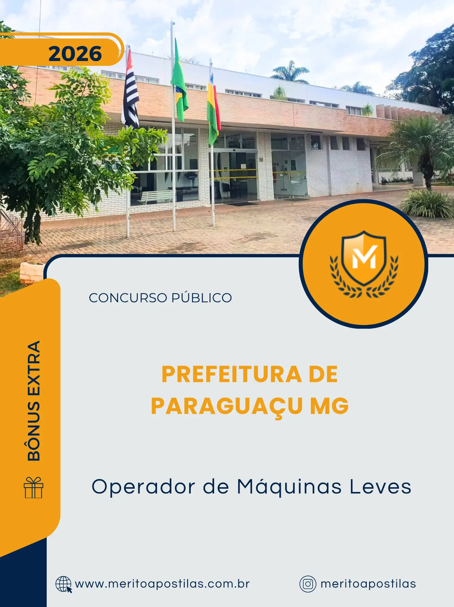 Apostila Operador de Máquinas Leves Prefeitura de Paraguaçu MG 2026