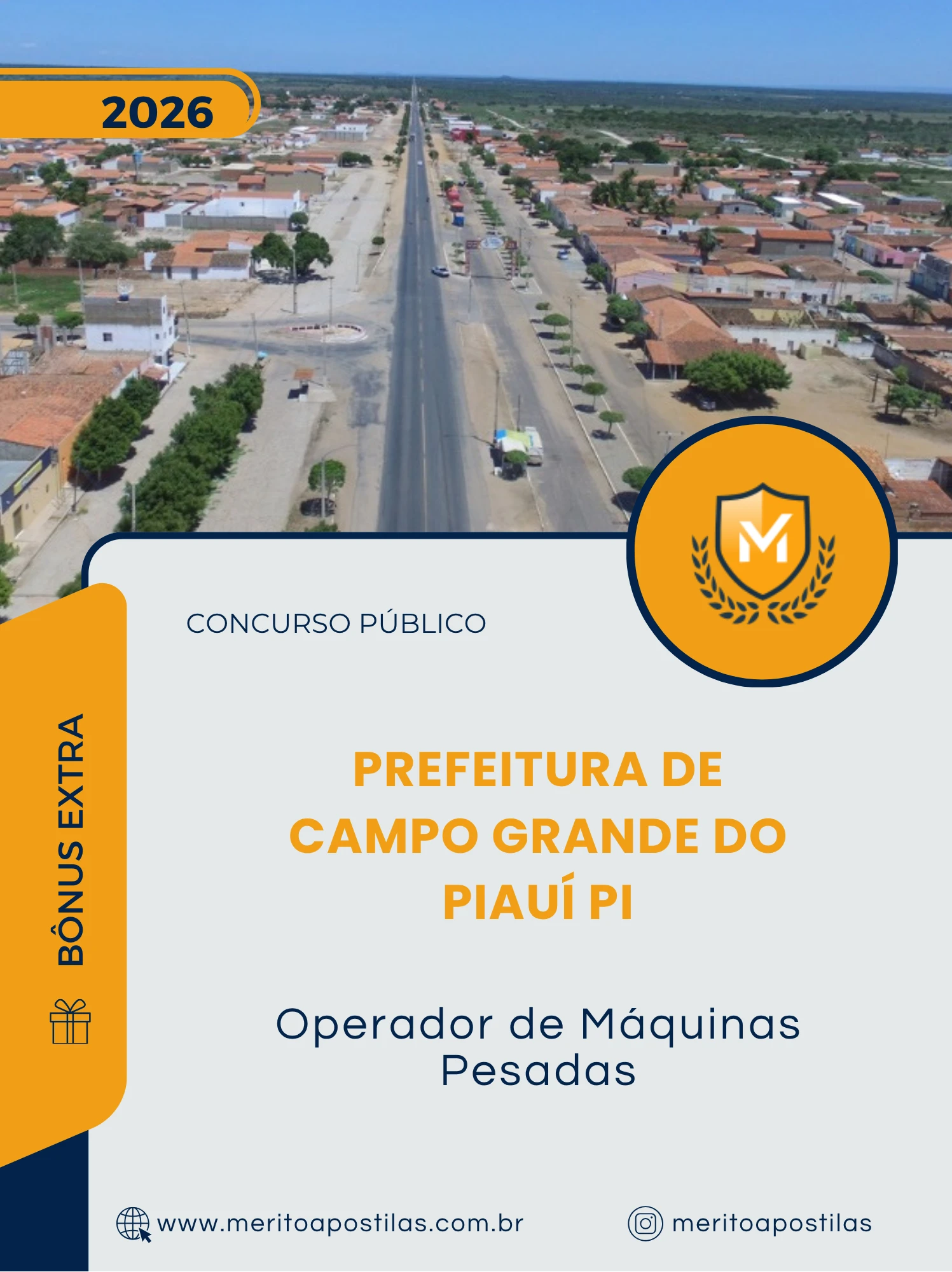 Apostila Operador de Máquinas Pesadas Prefeitura de Campo Grande do Piauí PI 2026