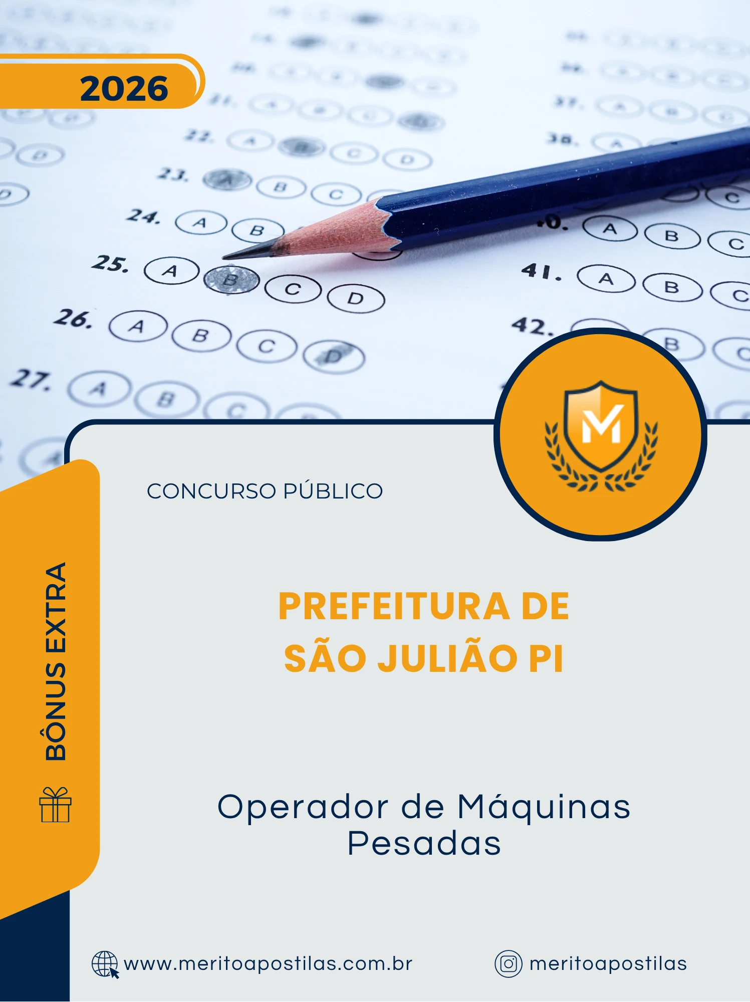 Apostila Operador de Máquinas Pesadas Prefeitura de São Julião PI 2026