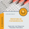 Apostila Operador de Máquinas Pesadas Patroleiro Prefeitura de Itapororoca PB 2026