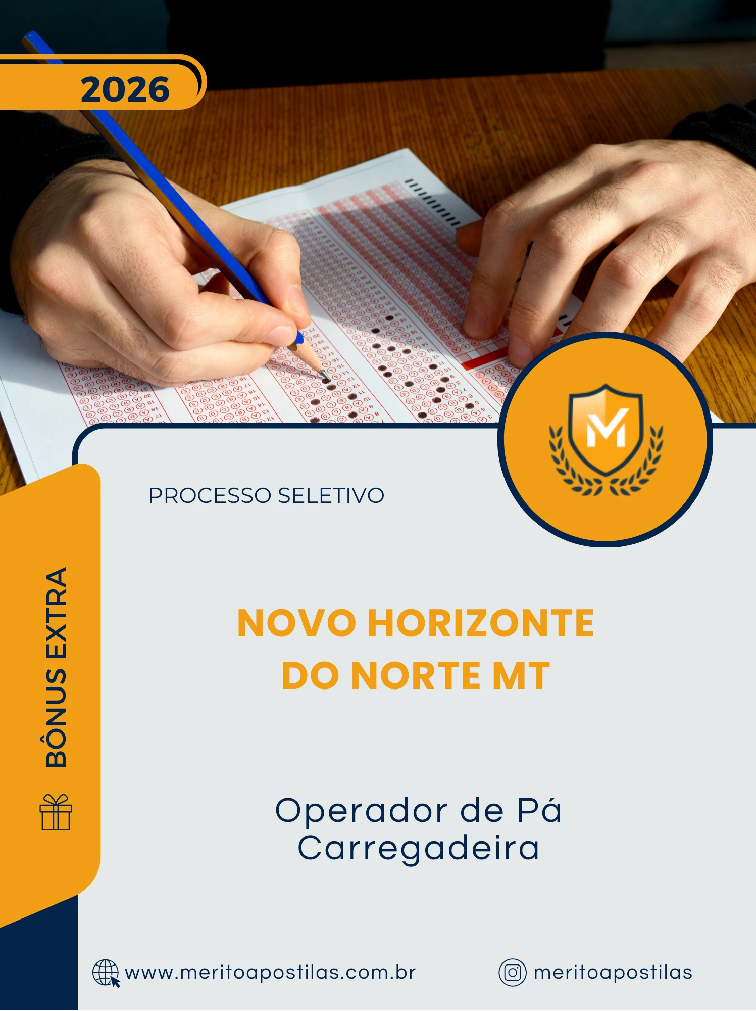 Apostila Operador de Pá Carregadeira Prefeitura de Novo Horizonte do Norte MT 2026