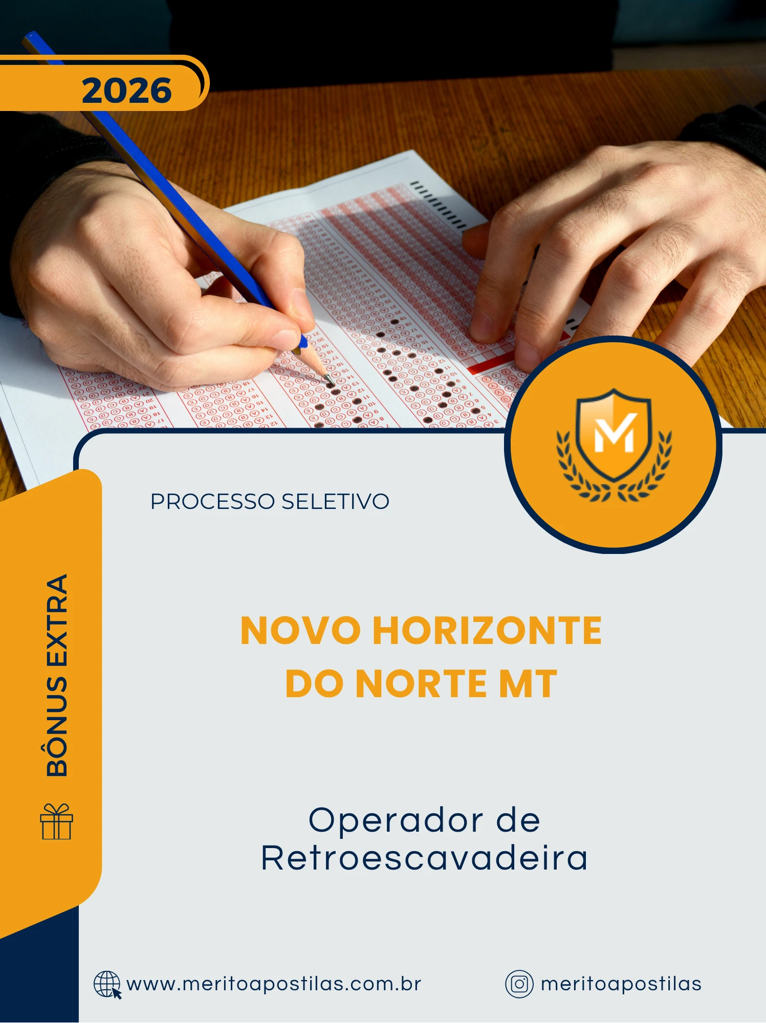 Apostila Operador de Retroescavadeira Prefeitura de Novo Horizonte do Norte MT 2026
