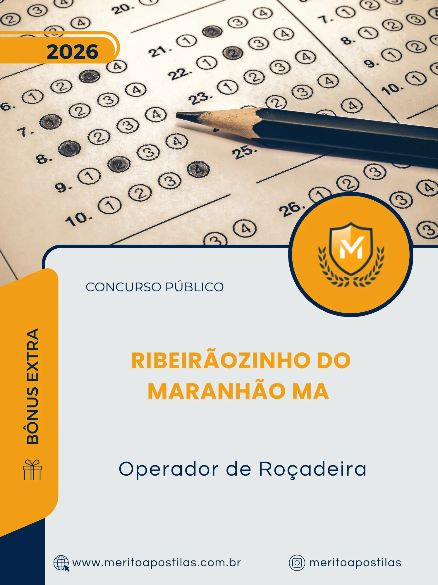 Apostila Operador de Roçadeira Prefeitura de Ribeirãozinho do Maranhão MA 2026