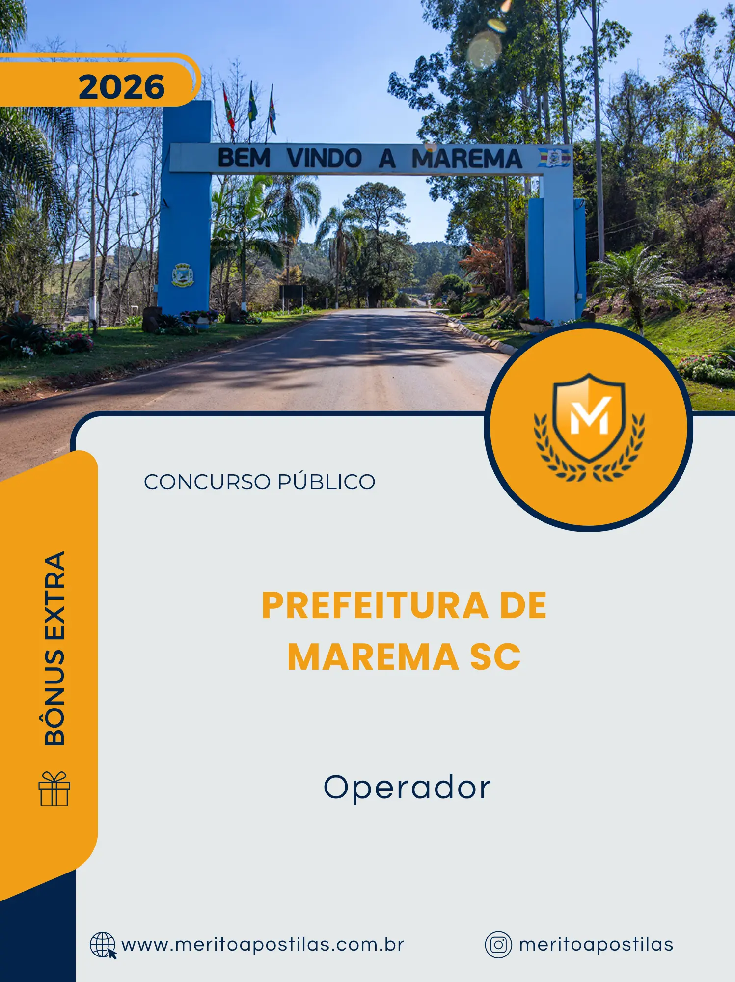 Apostila Operador Prefeitura de Marema SC 2026