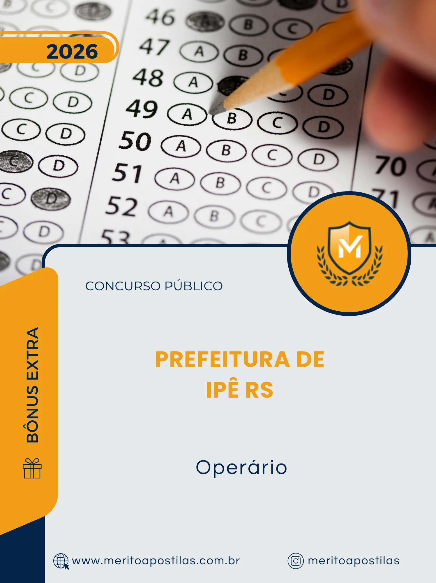 Apostila Operário Prefeitura de Ipê RS 2026
