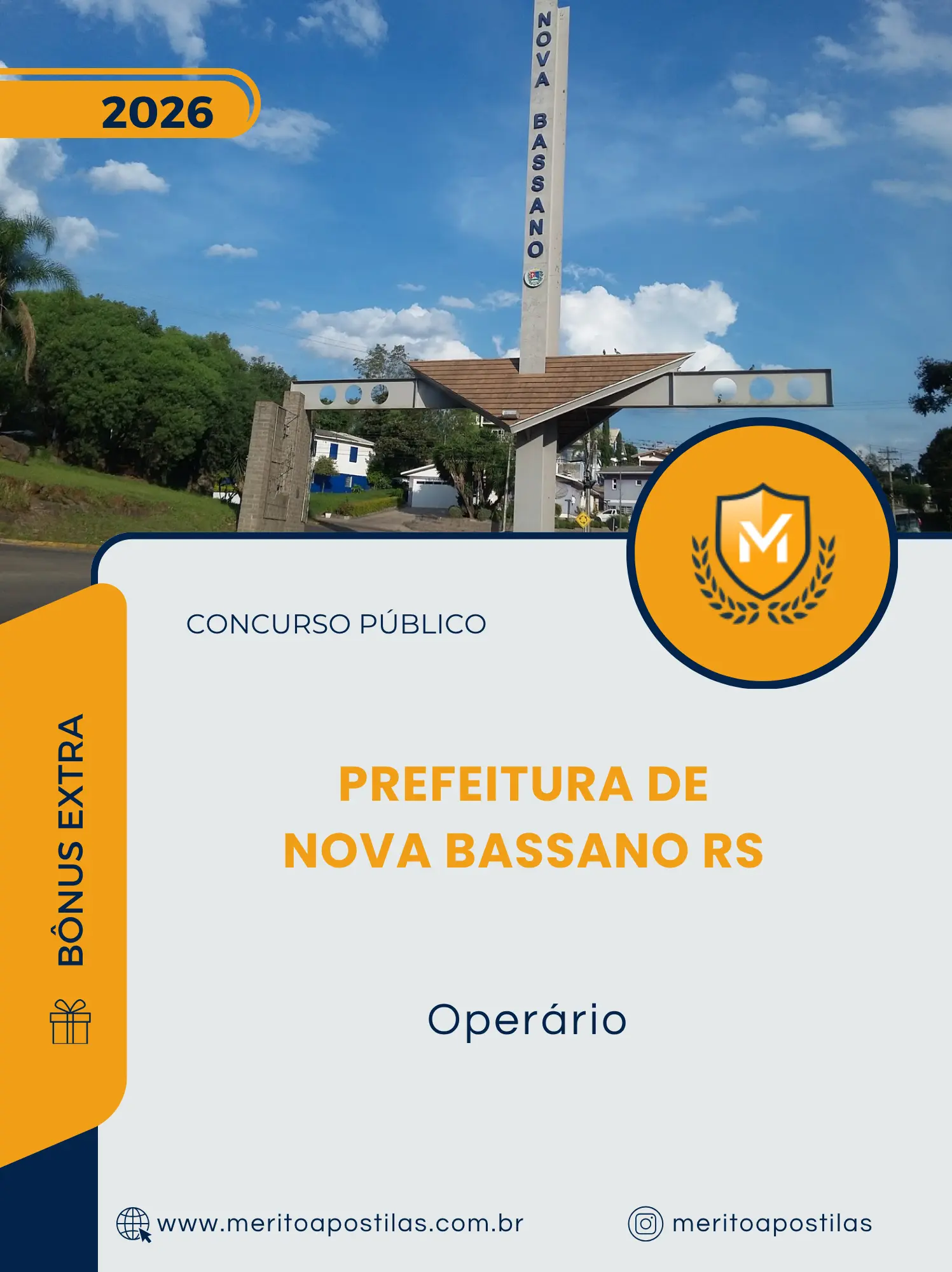 Apostila Operário Prefeitura de Nova Bassano RS 2026