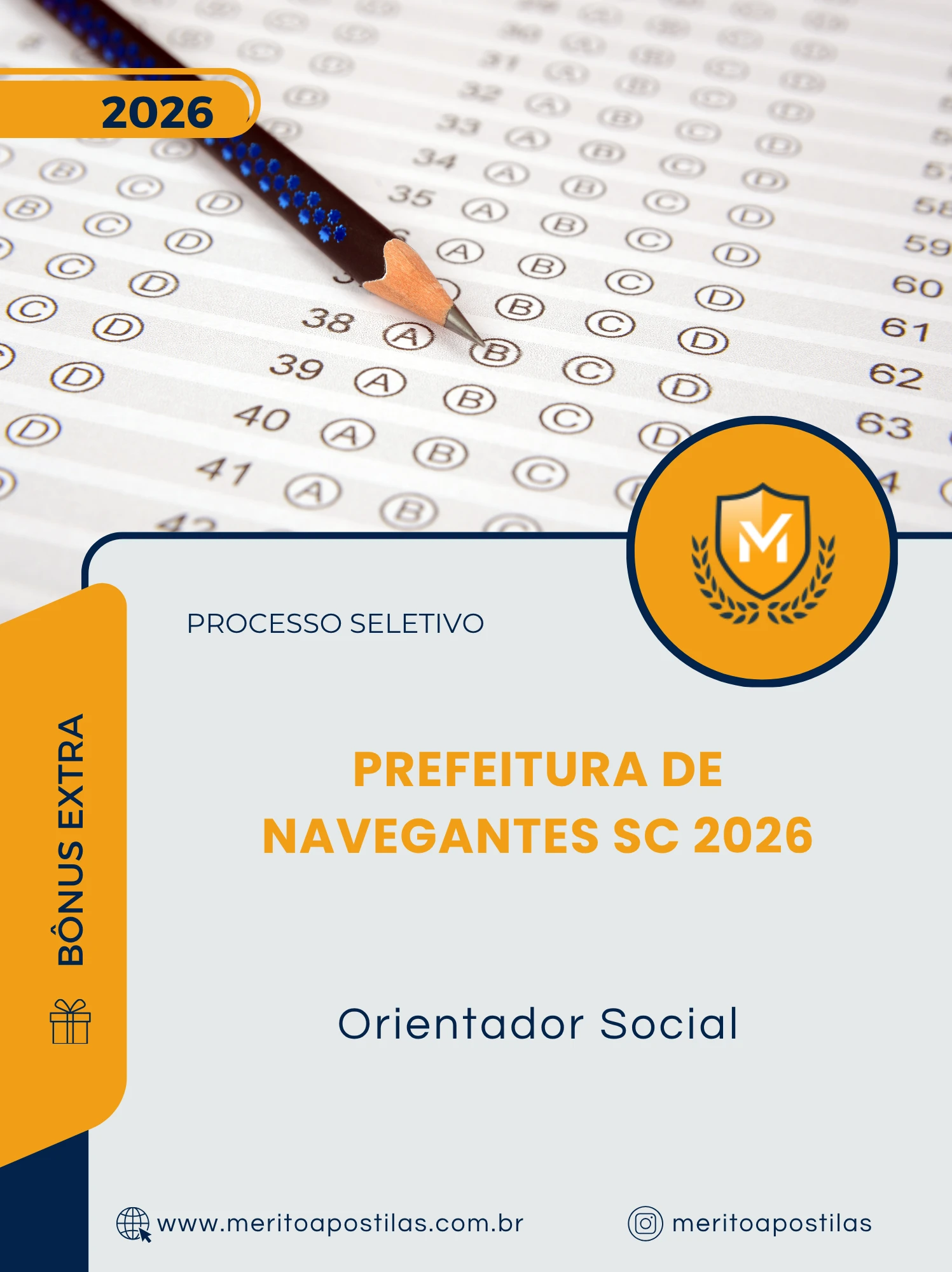 Apostila Orientador Social Prefeitura de Navegantes SC 2026