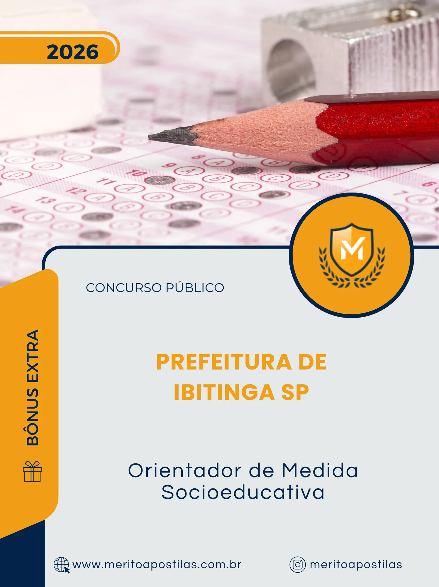 Apostila Orientador de Medida Socioeducativa Prefeitura de Ibitinga SP 2026