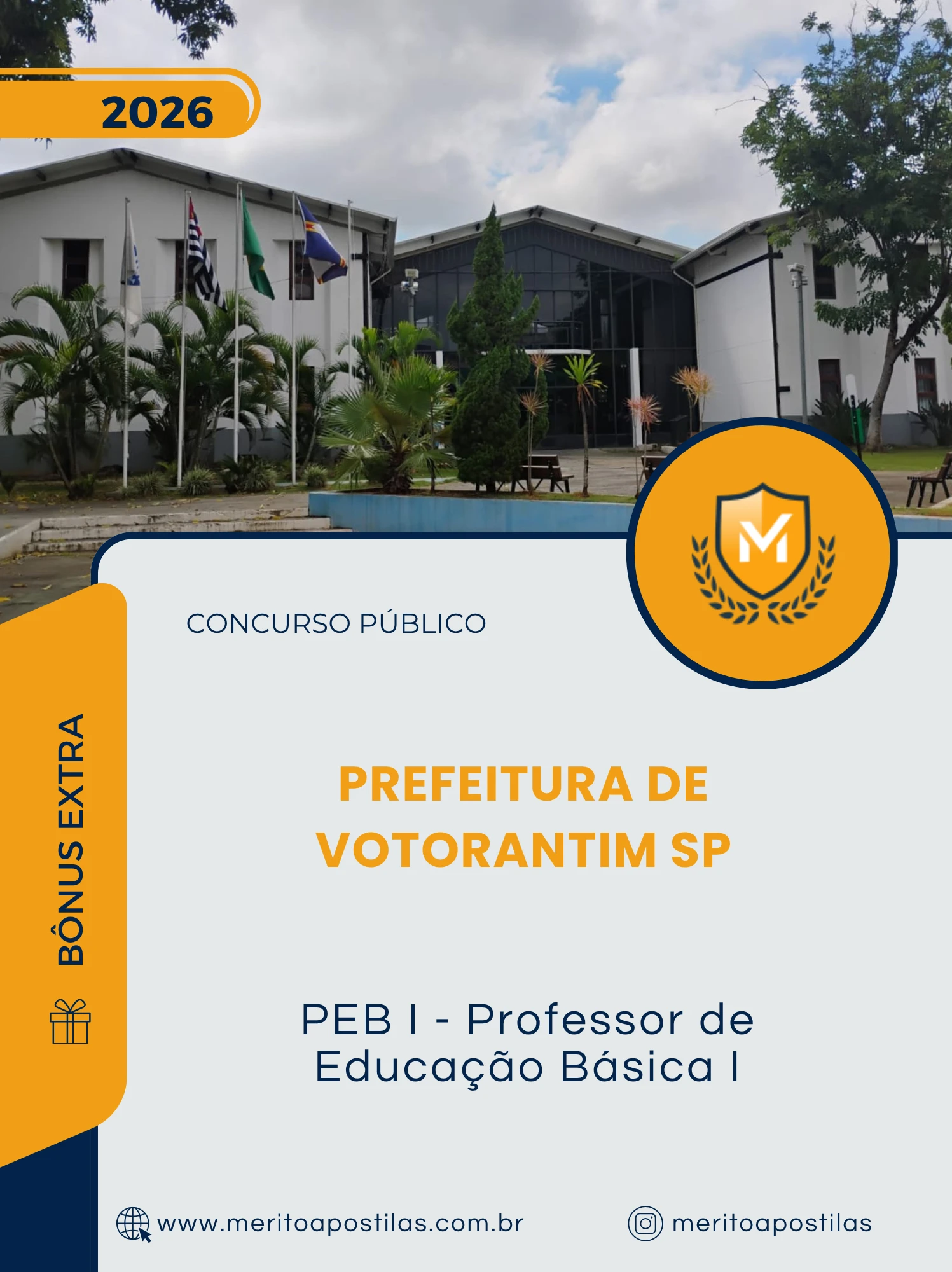 Apostila PEB I Professor de Educação Básica I Prefeitura de Votorantim SP 2026