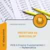 Apostila PEB II Ensino Fundamental II Matemática Prefeitura de Buritizal SP 2026
