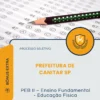 Apostila PEB II Ensino Fundamental Educação Física Prefeitura de Canitar SP 2026