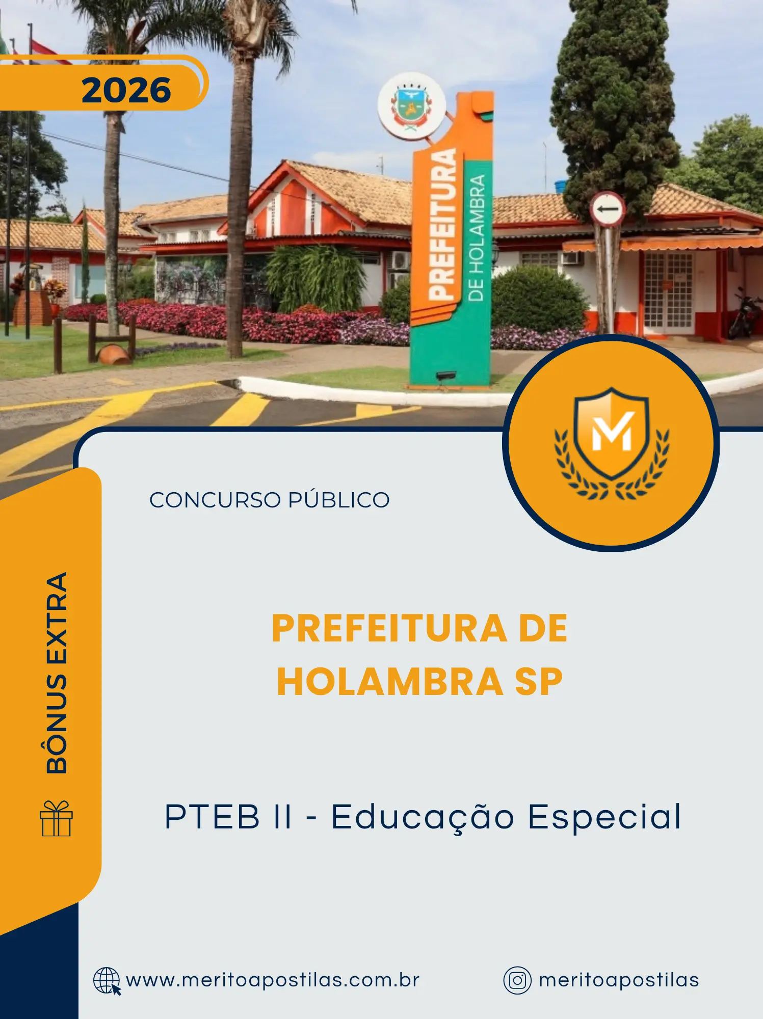 Apostila PTEB II Educação Especial Prefeitura de Holambra SP 2026