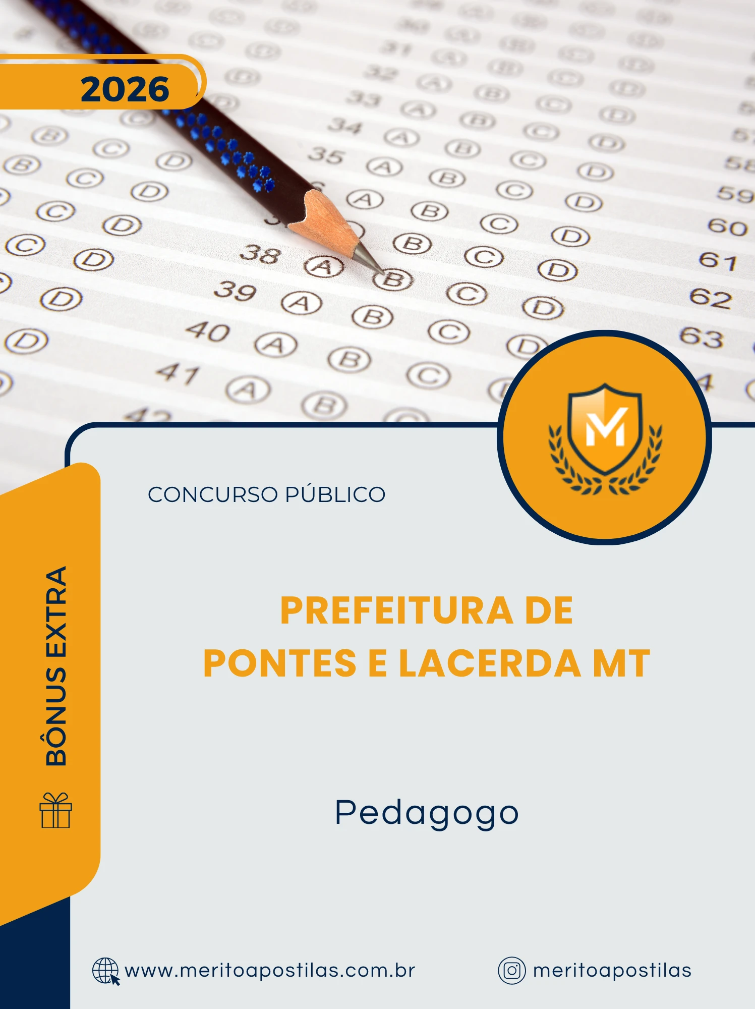 Apostila Pedagogo Prefeitura de Pontes e Lacerda MT 2026