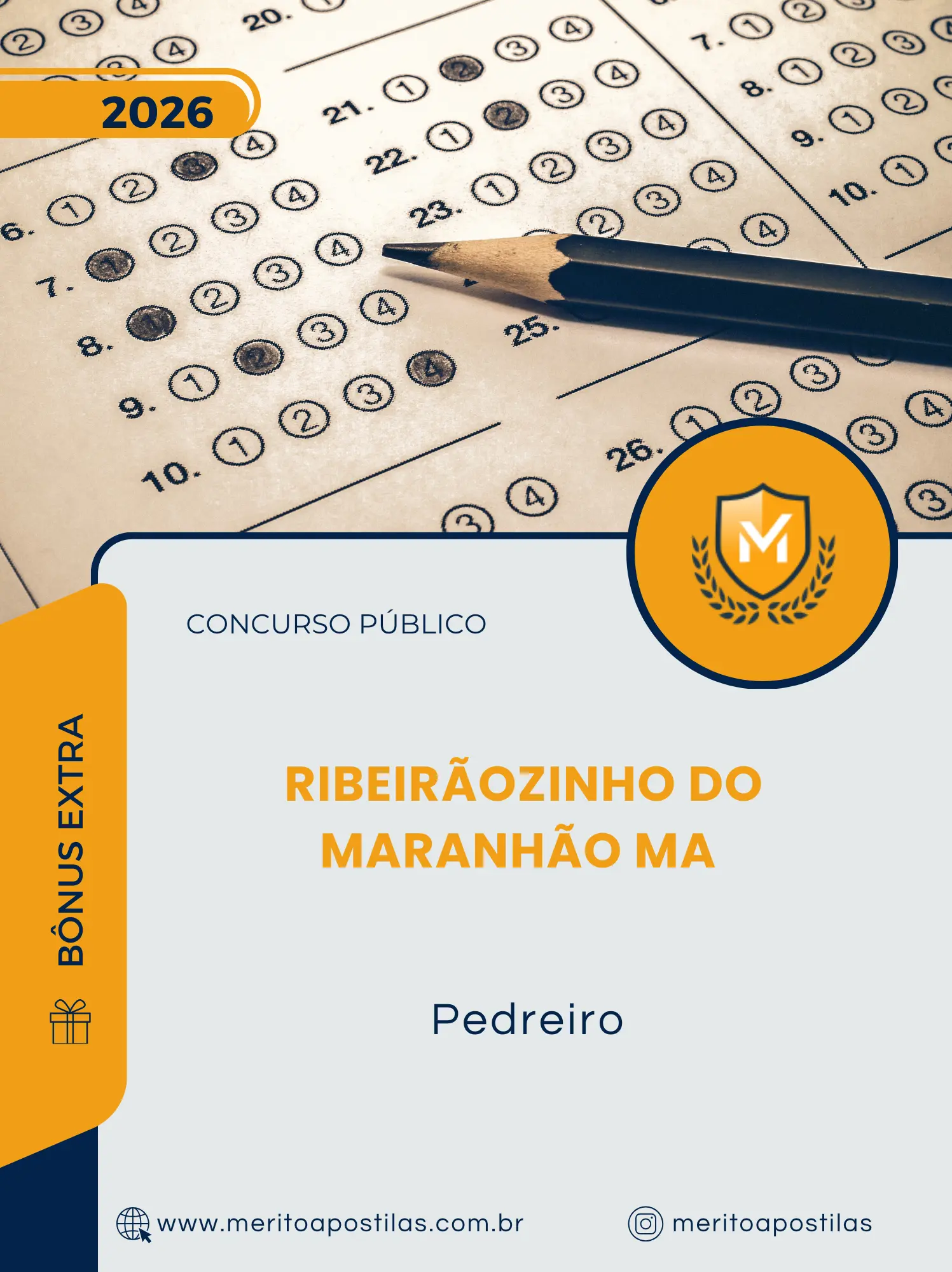 Apostila Pedreiro Prefeitura de Ribeirãozinho do Maranhão MA 2026