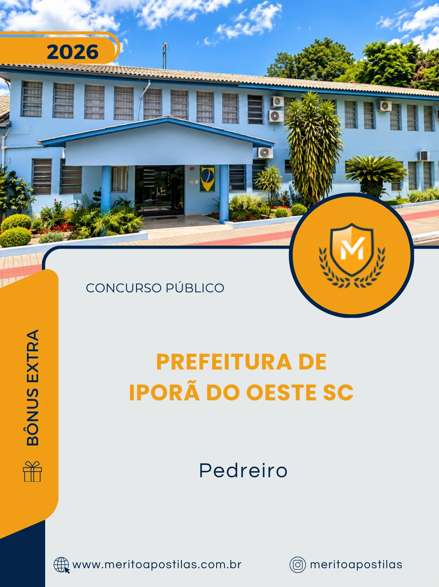 Apostila Pedreiro Prefeitura de Iporã do Oeste SC 2026