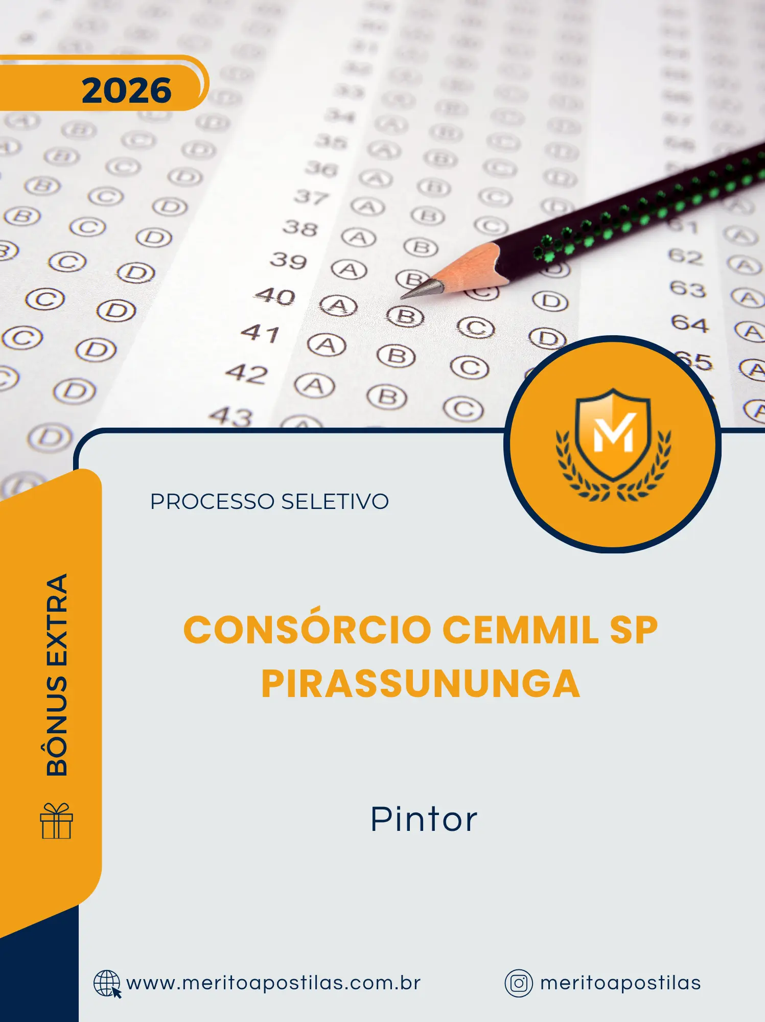 Apostila Pintor Processo Seletivo Consórcio Cemmil SP Pirassununga 2026