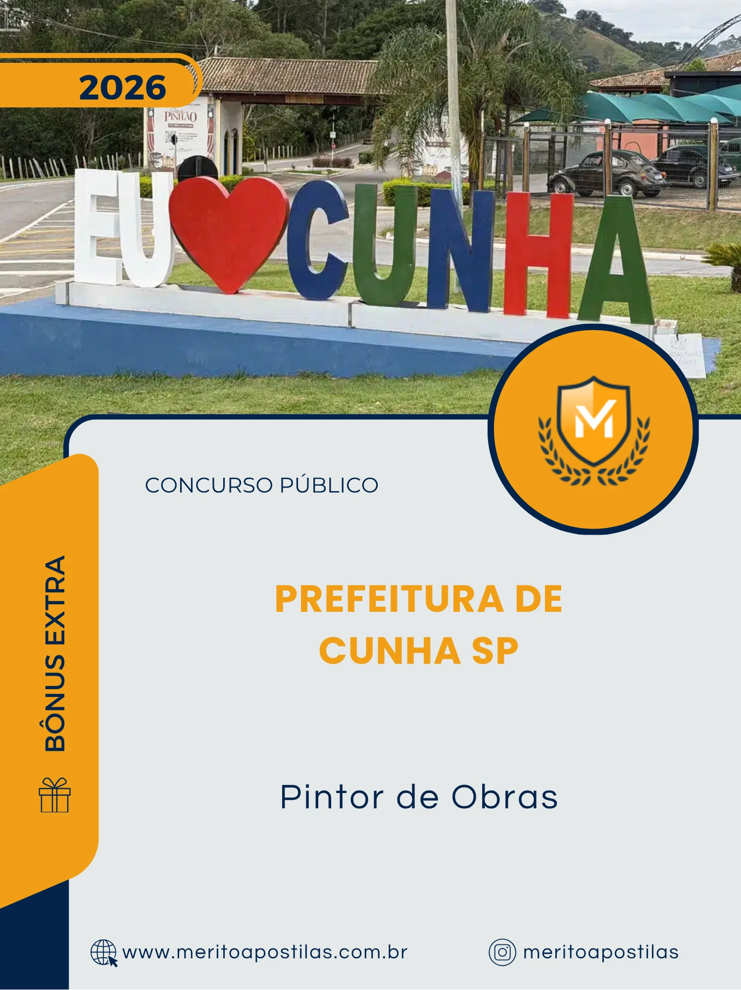 Apostila Pintor de Obras Prefeitura de Cunha SP 2026