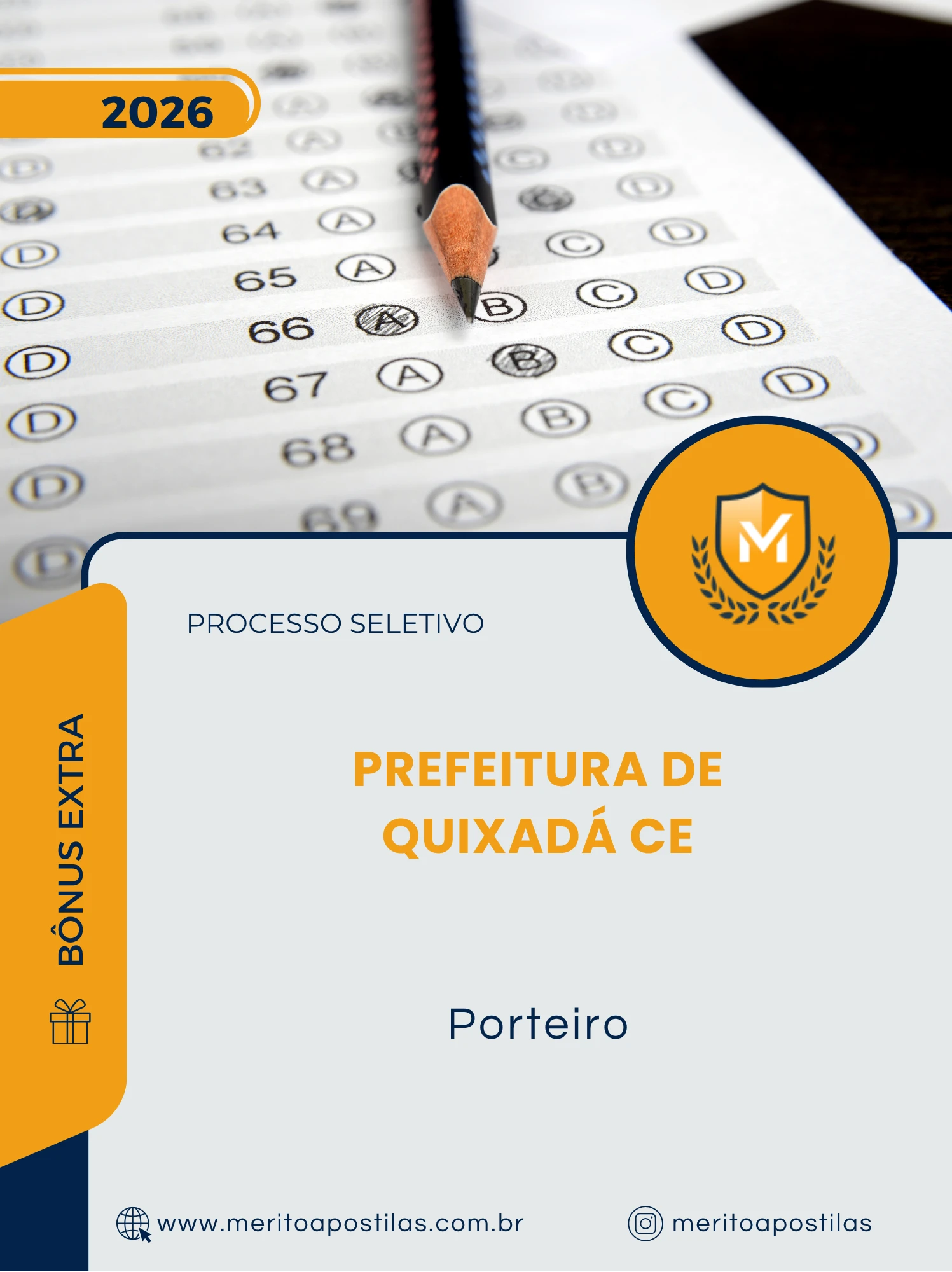 Apostila Porteiro Prefeitura de Quixadá CE 2026