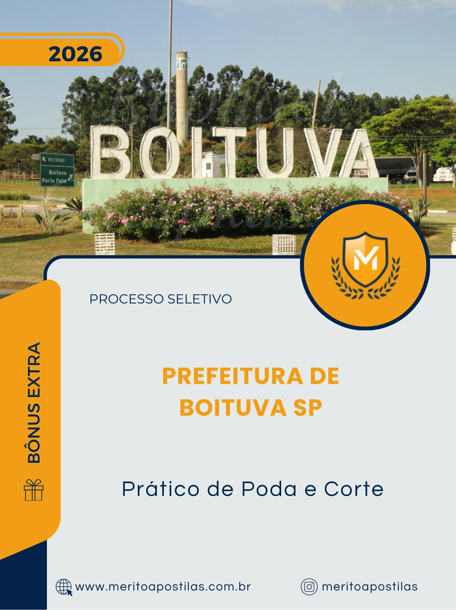 Apostila Prático de Poda e Corte Prefeitura de Boituva SP 2026