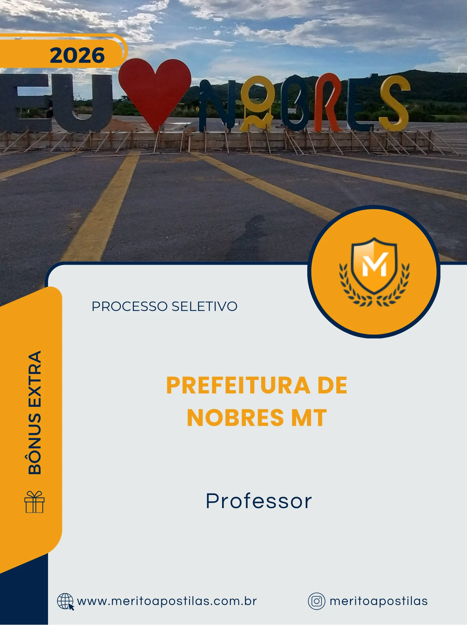 Apostila Professor Prefeitura de Nobres MT 2026