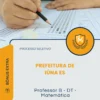 Apostila Professor B DT Matemática Prefeitura de Iúna ES 2026