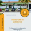 Apostila Professor Coordenador Pedagógico Prefeitura de Sarapuí SP 2026