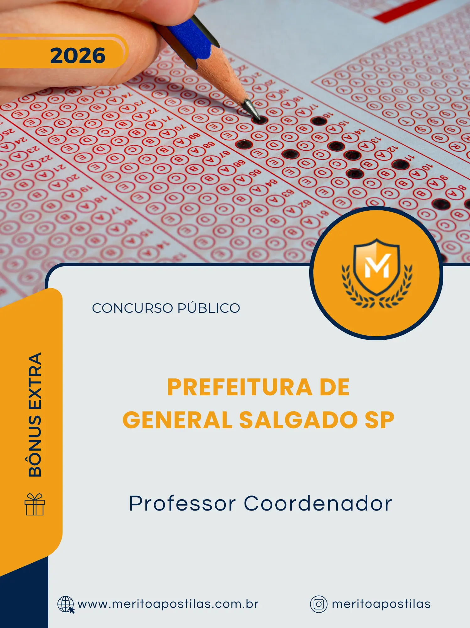 Apostila Professor Coordenador Prefeitura de General Salgado SP 2026