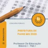 Apostila Professor De Educação Básica I Peb I Prefeitura de Pains MG 2026