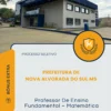 Apostila Professor De Ensino Fundamental Matemática Prefeitura de Nova Alvorada do Sul MS 2026