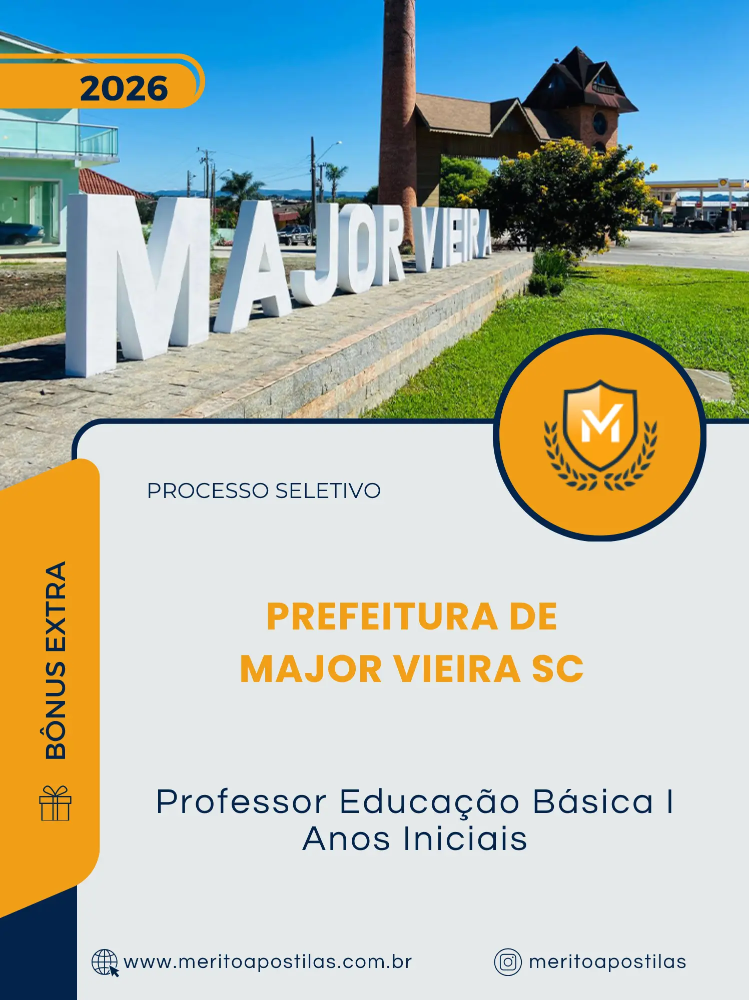 Apostila Professor Educação Básica I Anos Iniciais Prefeitura de Major Vieira SC 2026