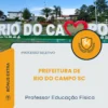 Apostila Professor Educação Física Prefeitura de Rio do Campo SC 2026