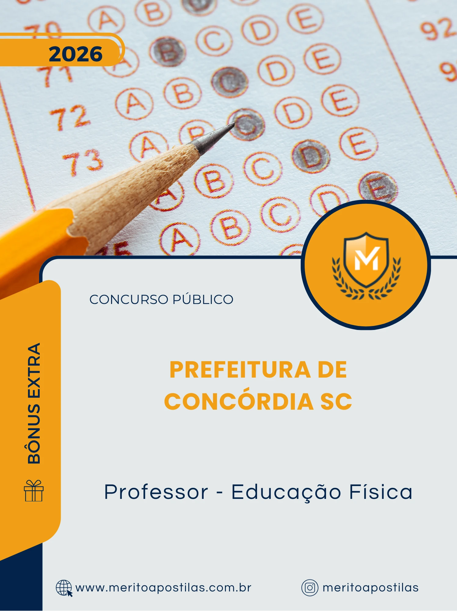 Apostila Professor Educação Física Prefeitura de Concórdia SC 2026