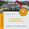 Apostila Professor de Educação Infantil Prefeitura de Águas Mornas SC 2026