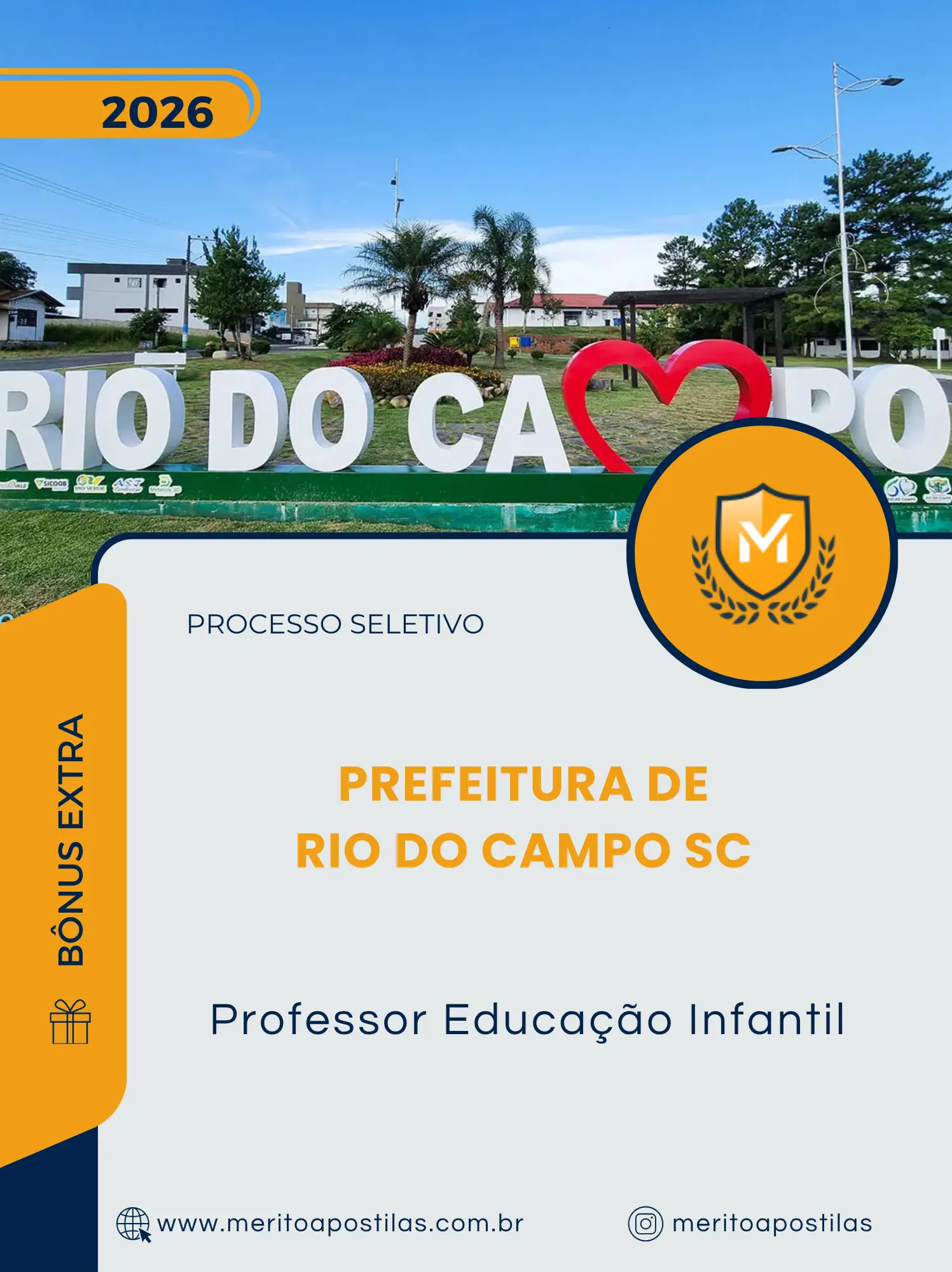 Apostila Professor Educação Infantil Prefeitura de Rio do Campo SC 2026