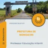 Apostila Professor Educação Infantil Prefeitura de Nonoai RS 2026