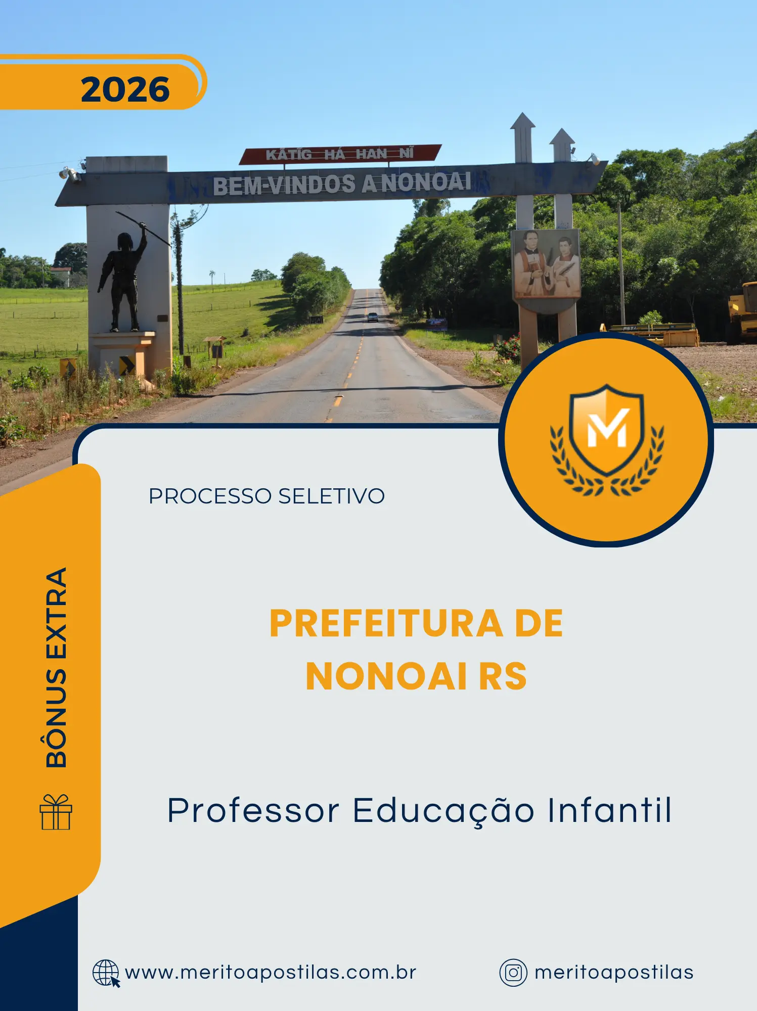 Apostila Professor Educação Infantil Prefeitura de Nonoai RS 2026