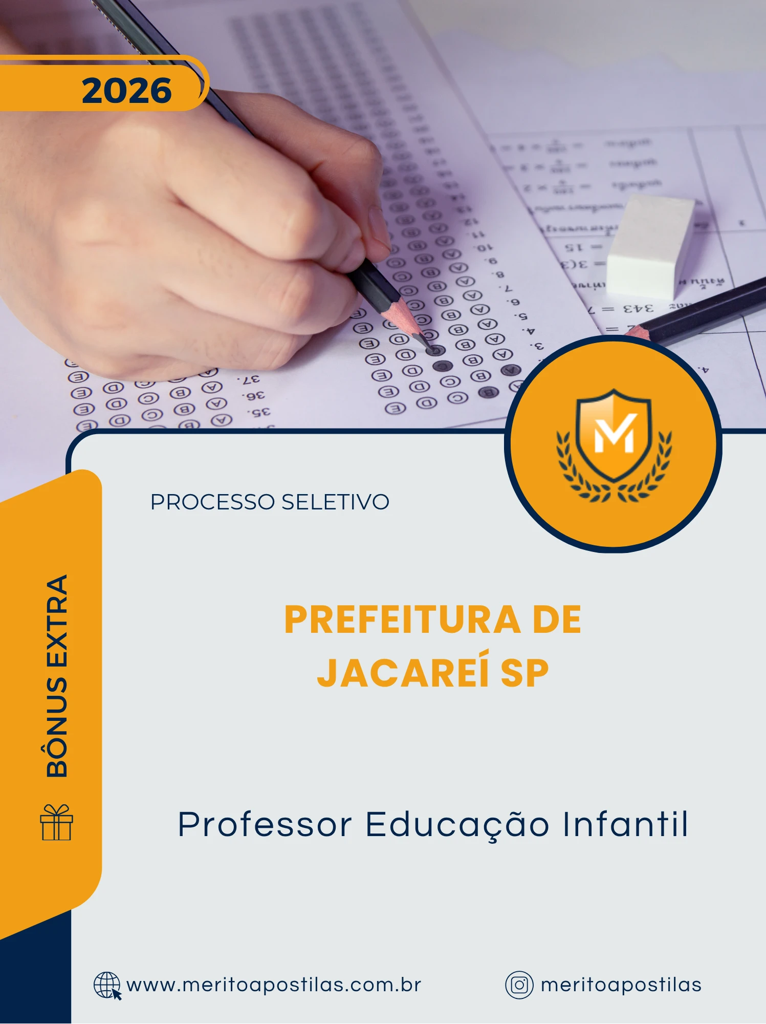 Apostila Professor Educação Infantil Prefeitura de Jacareí SP 2026
