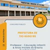 Apostila Professor Educação Infantil e Anos Iniciais do Ensino Fundamental Prefeitura de Tio Hugo RS 2026