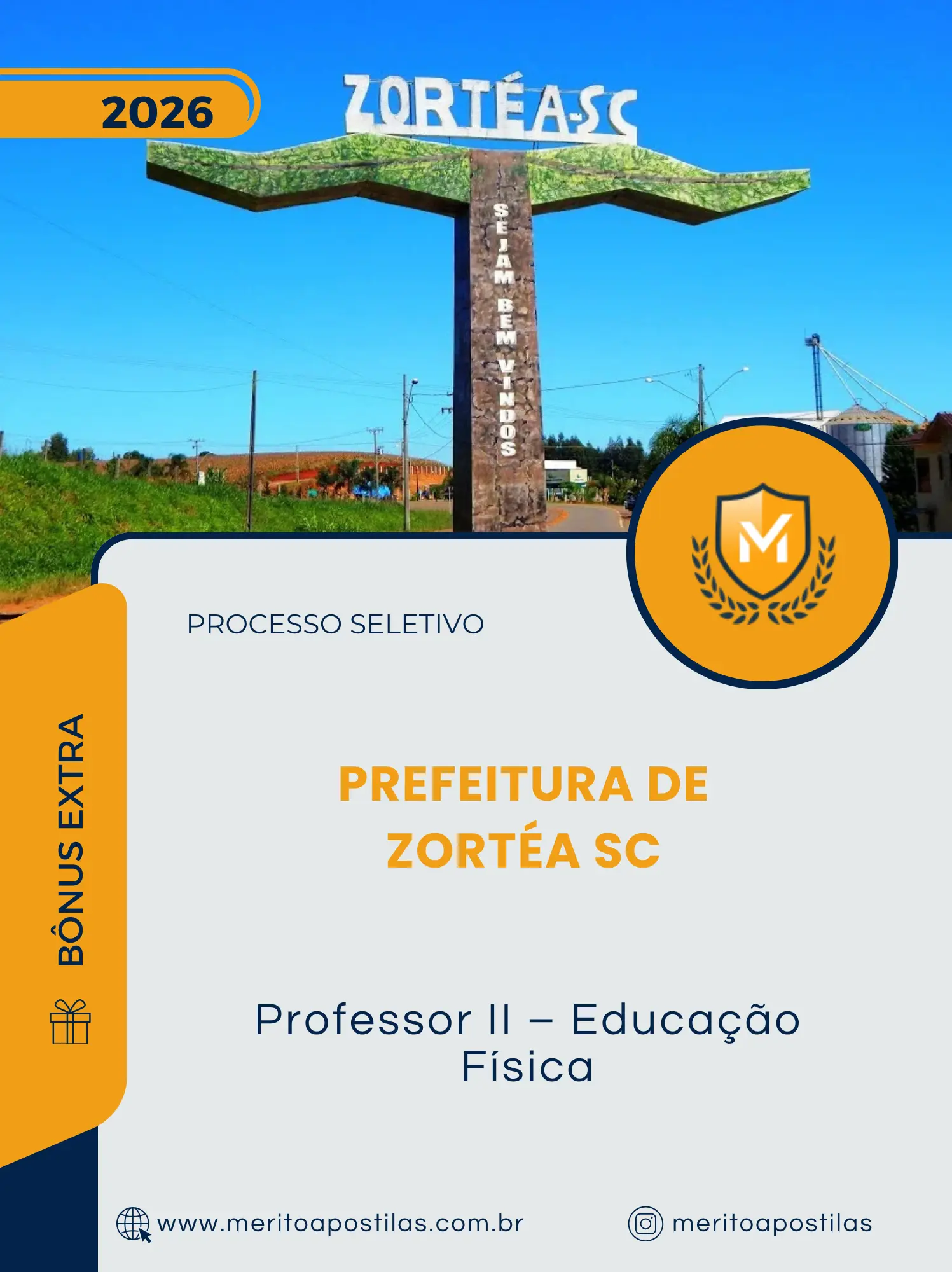 Apostila Professor II Educação Física Prefeitura de Zortéa SC 2026