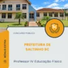 Apostila Professor IV Educação Física Prefeitura de Saltinho SC 2026