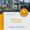 Apostila Professor Matemática Prefeitura de Panambi RS 2026