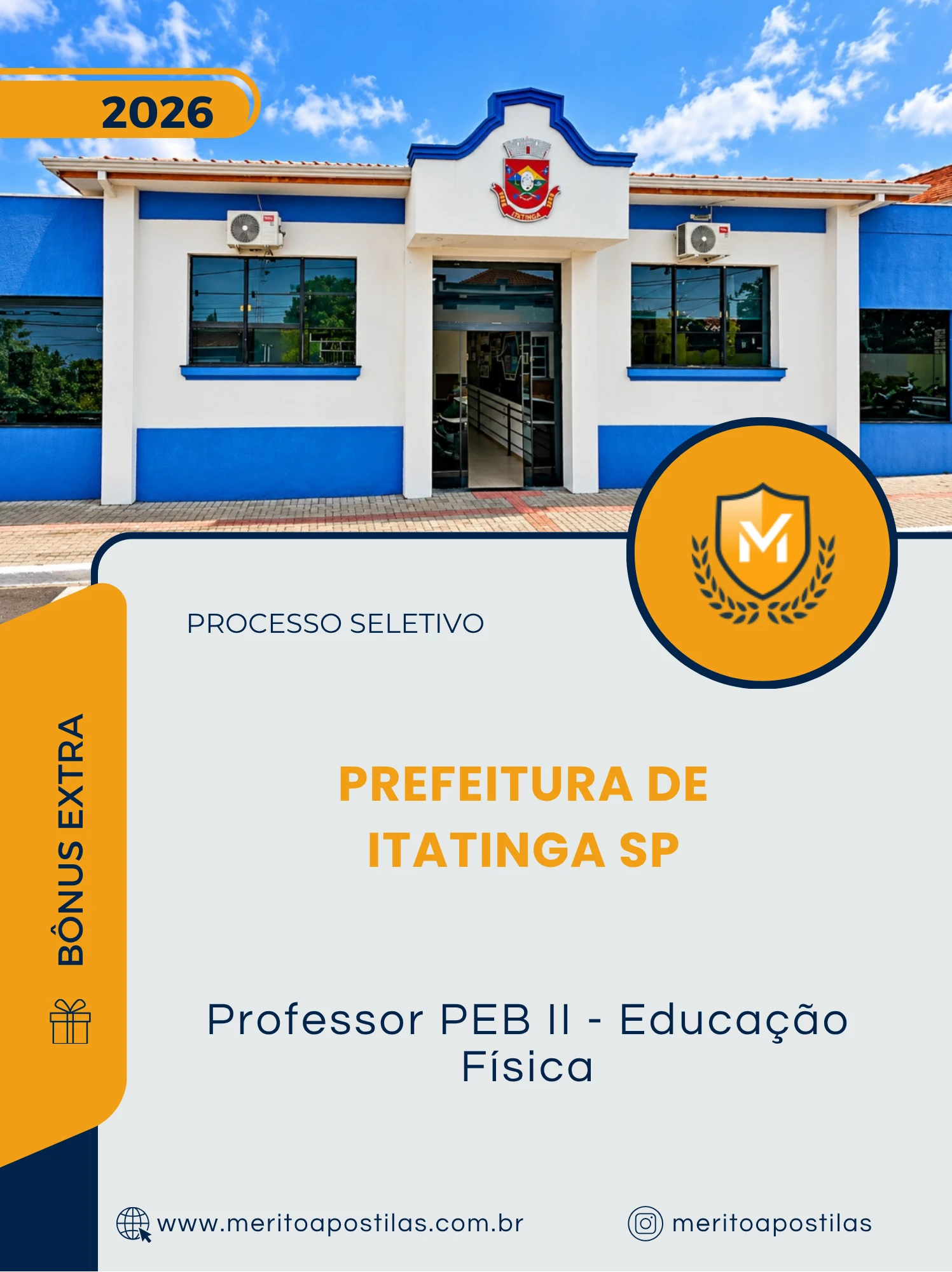 Apostila Professor PEB II Educação Física Prefeitura de Itatinga SP 2026