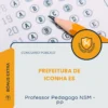 Apostila Professor Pedagogo NSM PP Prefeitura de Iconha ES 2026