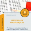 Apostila Professor com Licenciatura Plena (Educação Física) 20h Prefeitura de Renascença PR 2026
