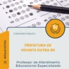 Apostila Professor de Atendimento Educacional Especializado Prefeitura de Vicente Dutra RS 2026