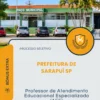 Apostila Professor de Atendimento Educacional Especializado AEE Prefeitura de Sarapuí SP 2026