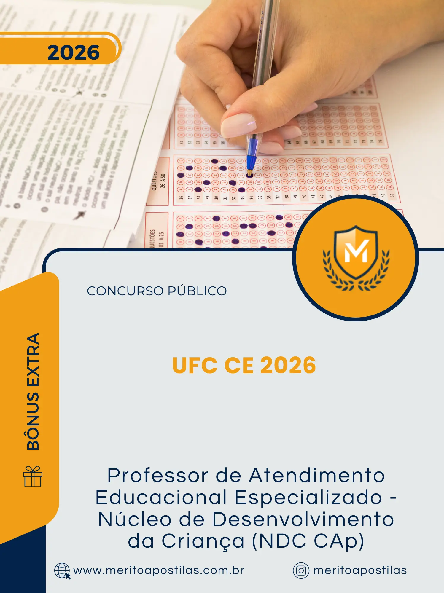 Apostila Professor de Atendimento Educacional Especializado - Núcleo de Desenvolvimento da Criança (NDC CAp) Concurso Público UFC CE 2026