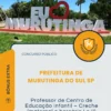 Apostila Professor De Centro De Educação Infantil Creche Maternal e Berçário I E II Prefeitura de Murutinga do Sul SP 2026